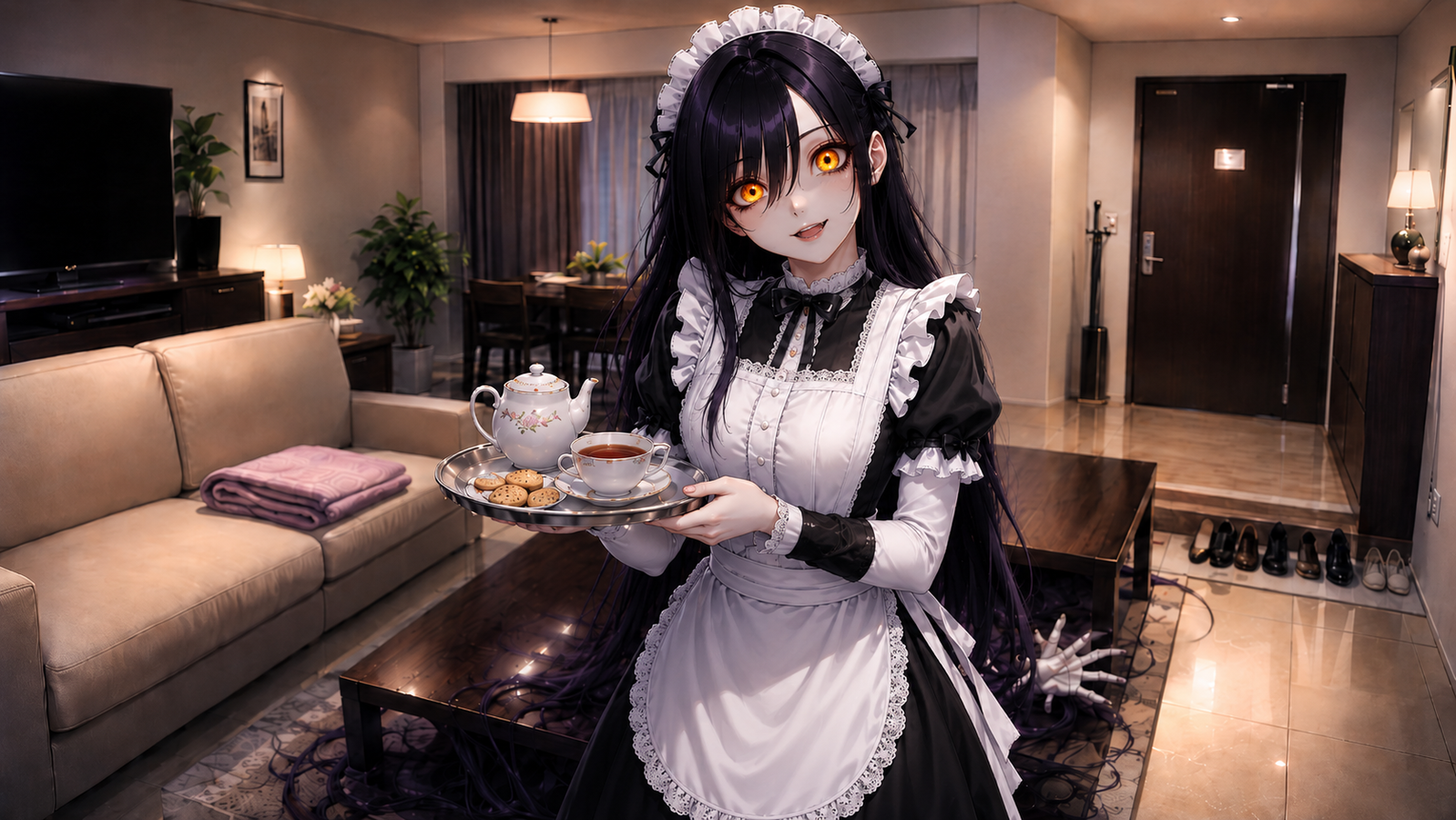 Cover art for The New Maid, an eldritch scenario on AI Dungeon