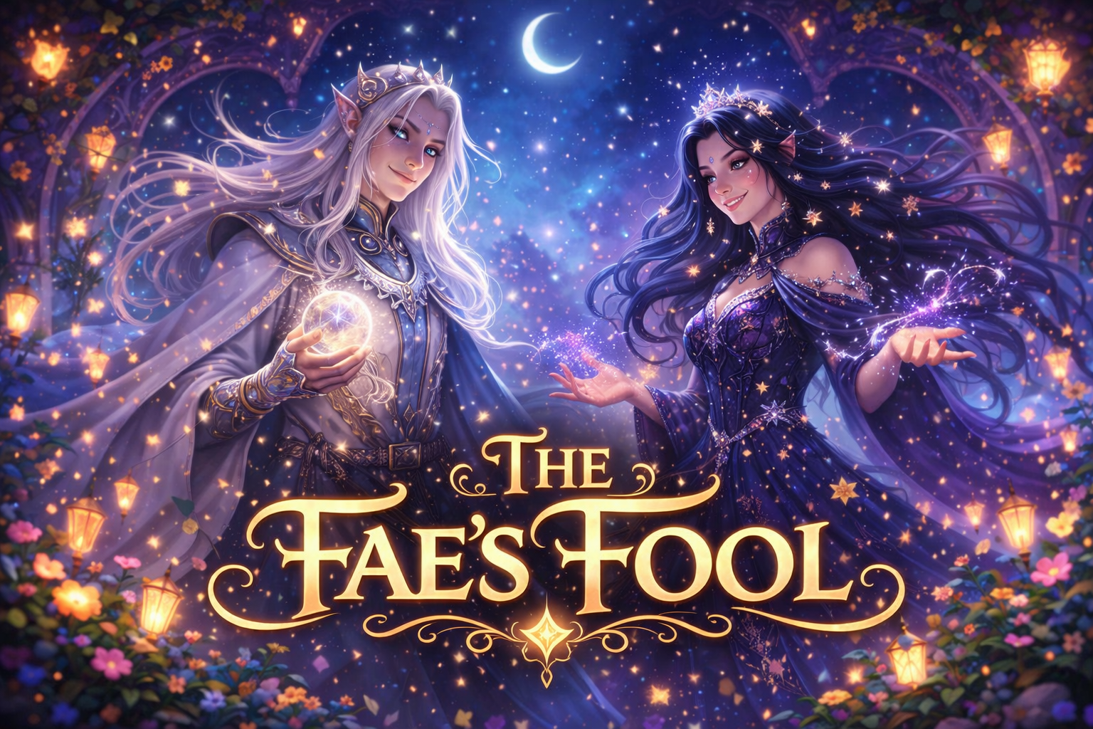 Cover art for The Fae’s Fool, a fae scenario on AI Dungeon