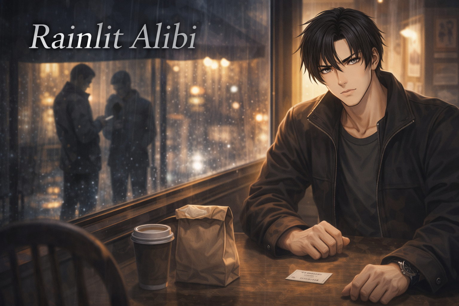 Cover art for Rainlit Alibi (W/ IS), a savehusbandos scenario on AI Dungeon