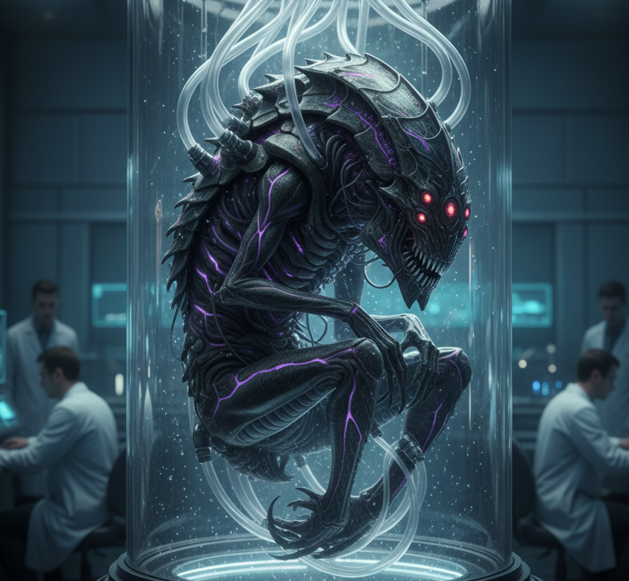 Cover art for The other side of the Glass Ver. 2 Apex Predator , an apex scenario on AI Dungeon