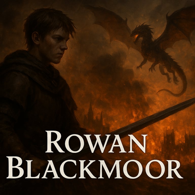 Cover art for Rowan Blackmoor: The Ember’s Call , a fantasy scenario on AI Dungeon