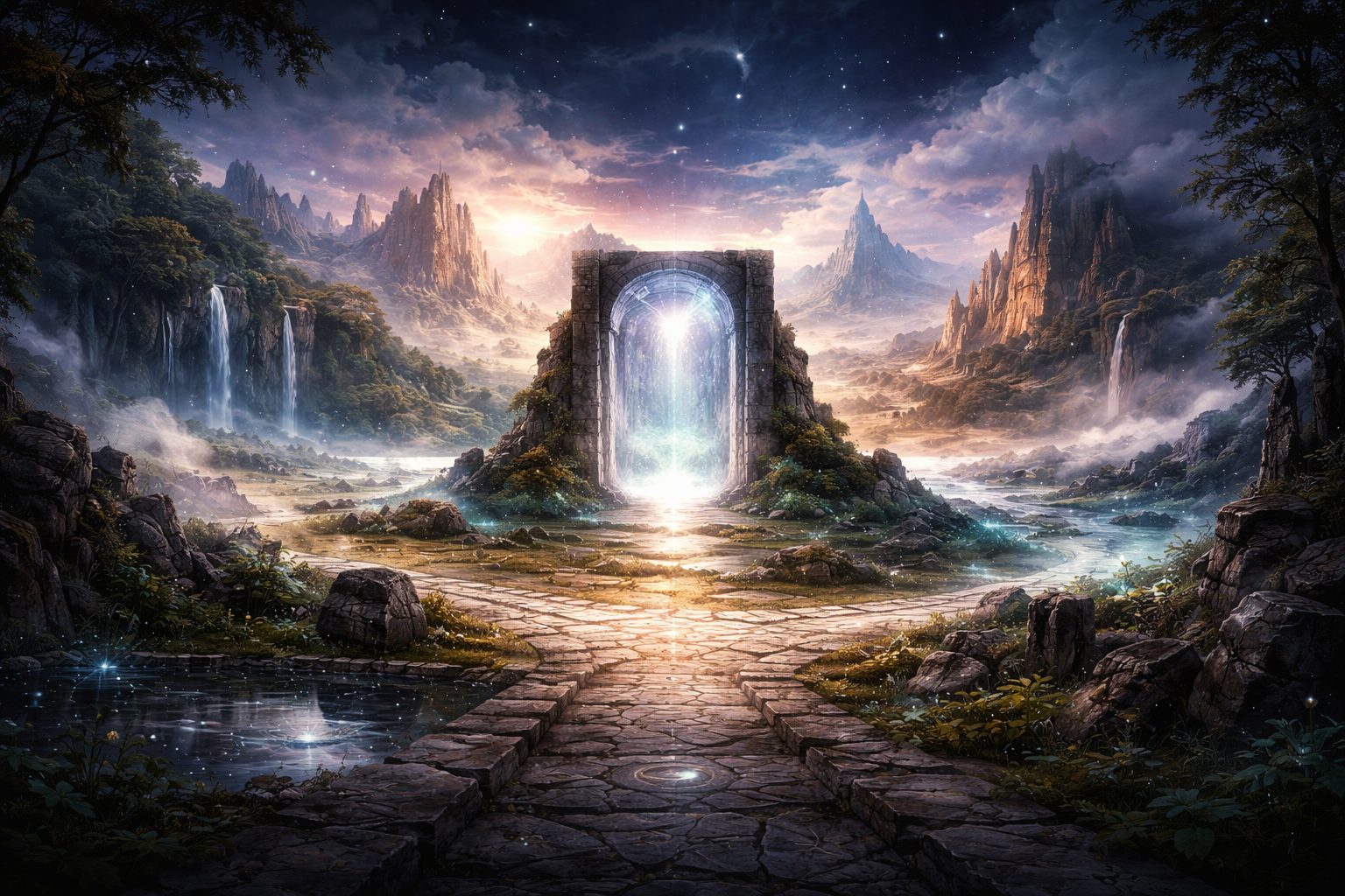 Cover art for Choose Your Isekai World, a fantasy scenario on AI Dungeon