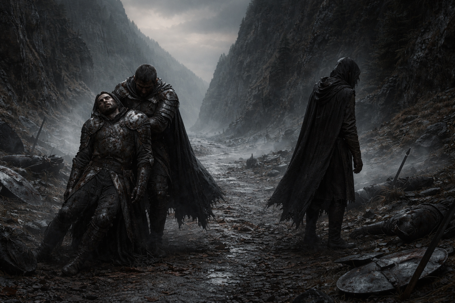 Cover art for The Wrong Kind of Mercy, a magic scenario on AI Dungeon