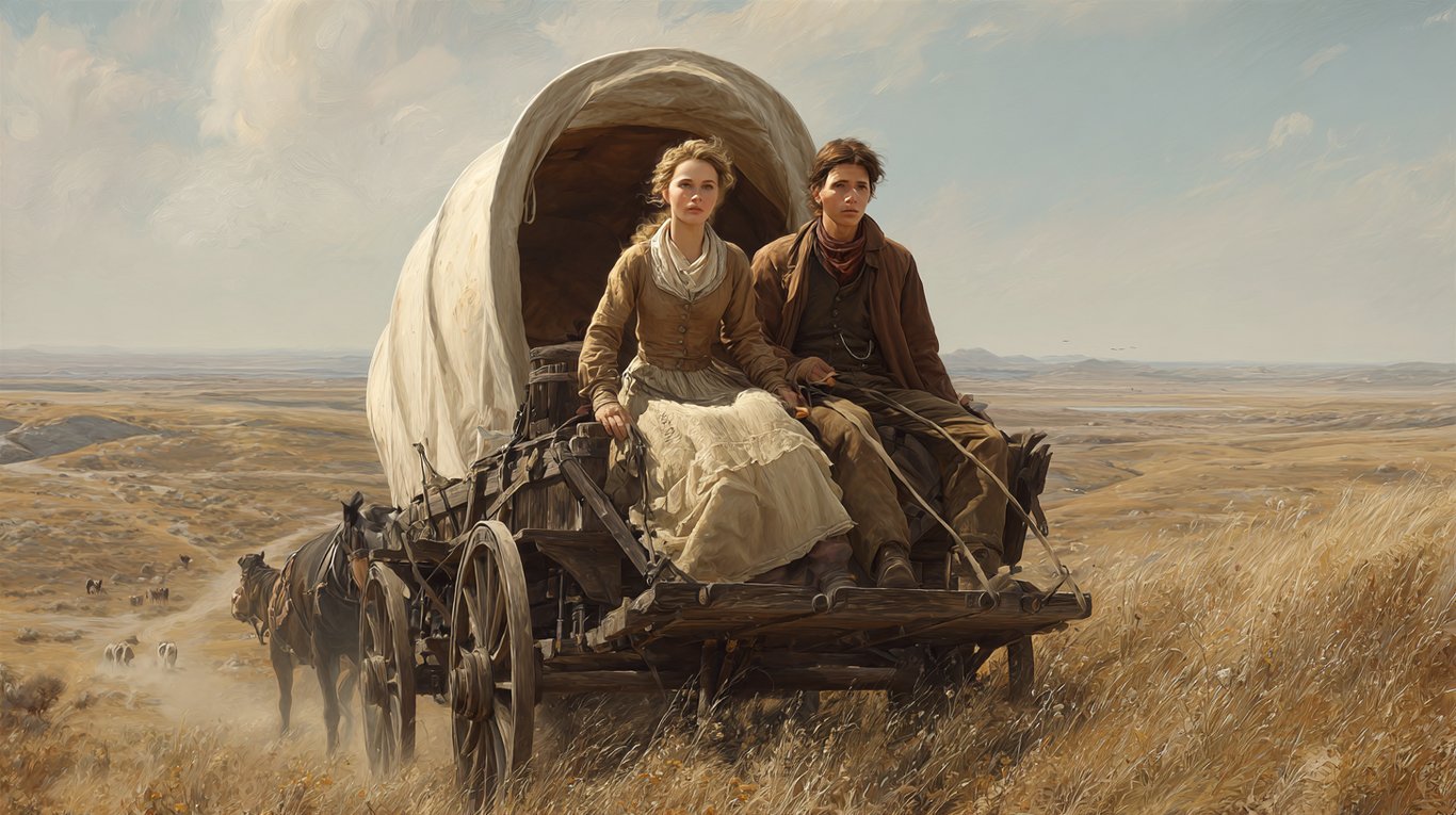 Cover art for Westward Bound - An Oregon Trail Story, an adventure scenario on AI Dungeon