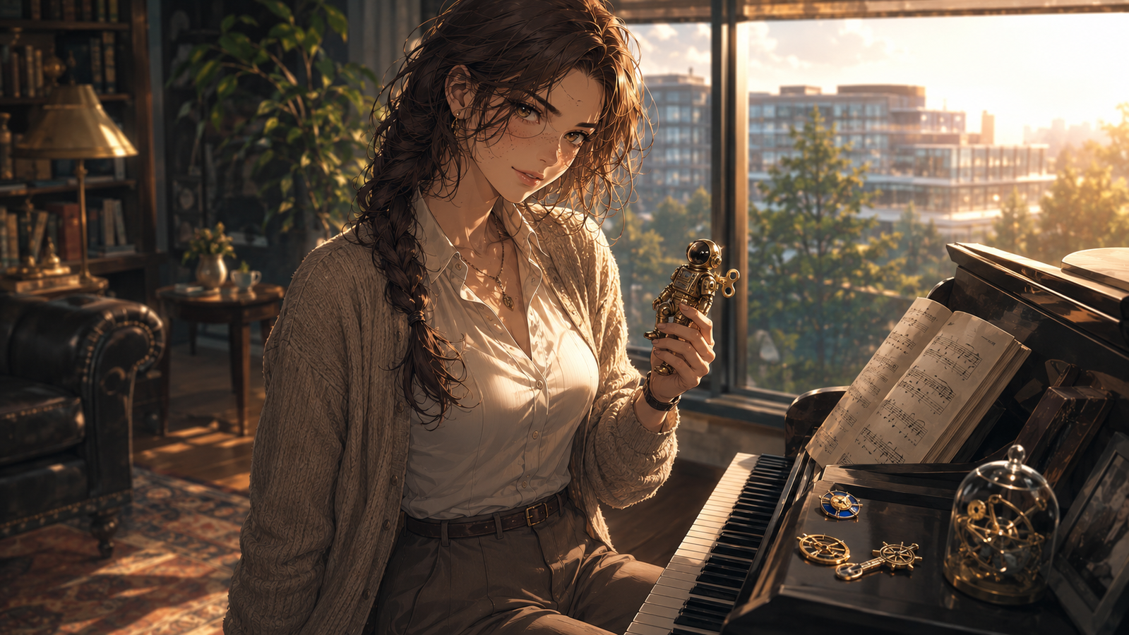 Cover art for Her Own Terms (ðŸŽ), an innerself scenario on AI Dungeon