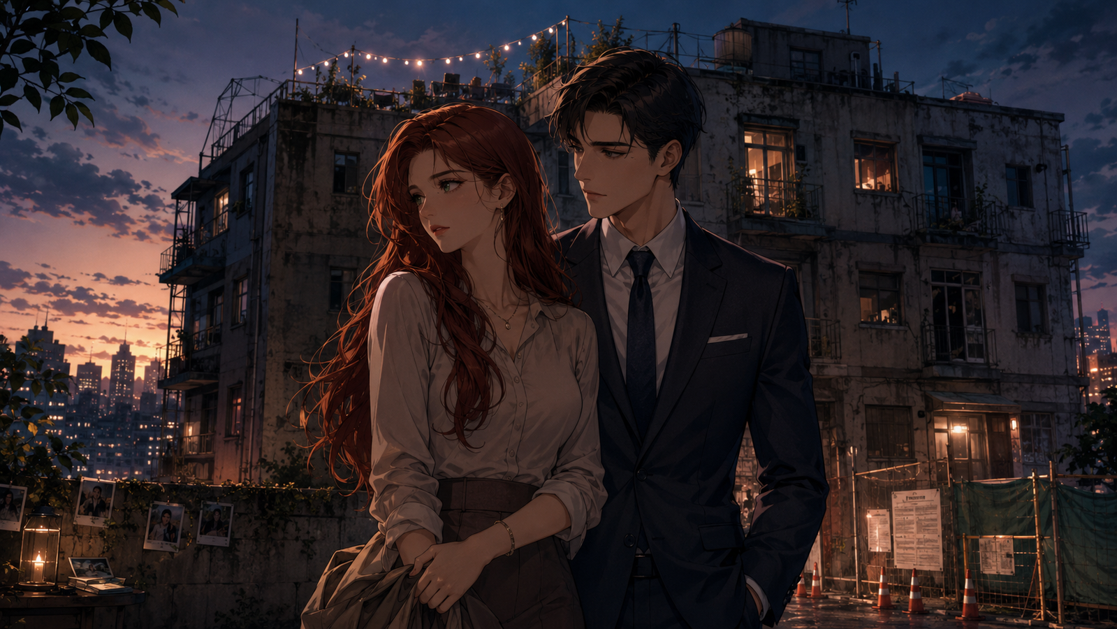 Cover art for The Rooftop Before It Closes (🎭), an innerself scenario on AI Dungeon