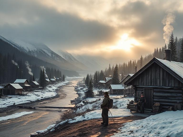 Cover art for Klondike 1896: Claim, Family, Survival, a slice of life scenario on AI Dungeon