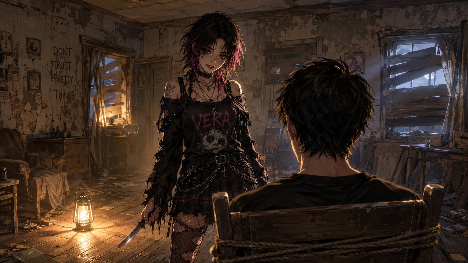 Cover art for Vera’s Game (Lower Token Version) (🎭), an innerself scenario on AI Dungeon
