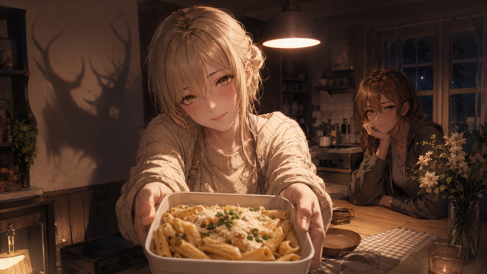Cover art for Al Dente Heart (ðŸŽ), an innerself scenario on AI Dungeon