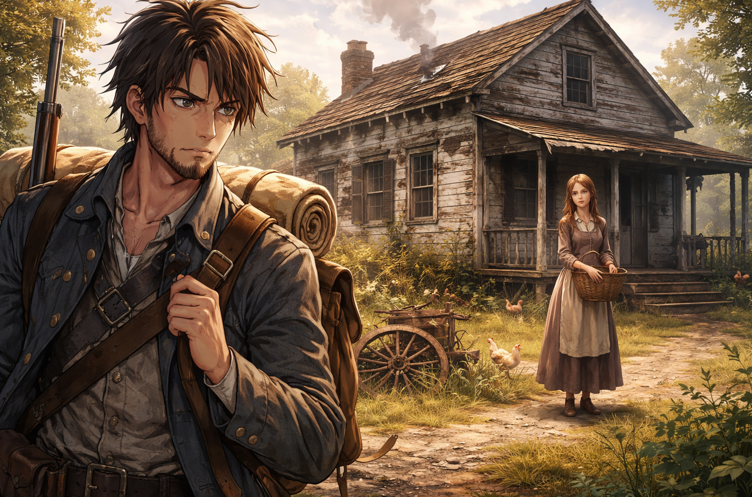 Cover art for Deserter’s Path (🎭), an innerself scenario on AI Dungeon
