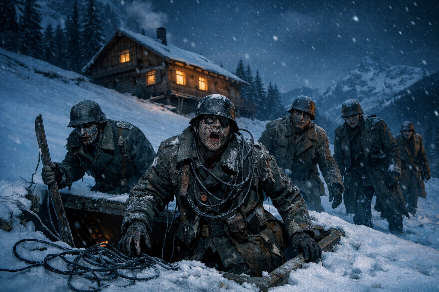 Cover art for Dead Snow: Cabin In The Alps, a lola scenario on AI Dungeon