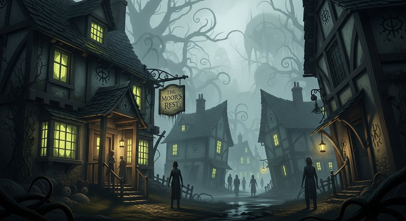 Cover art for Greywater Ford: Cult of the Drowned Shepherd , a horror scenario on AI Dungeon