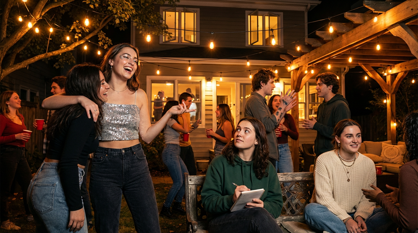 Cover art for Campus Kickoff, an auto cards scenario on AI Dungeon