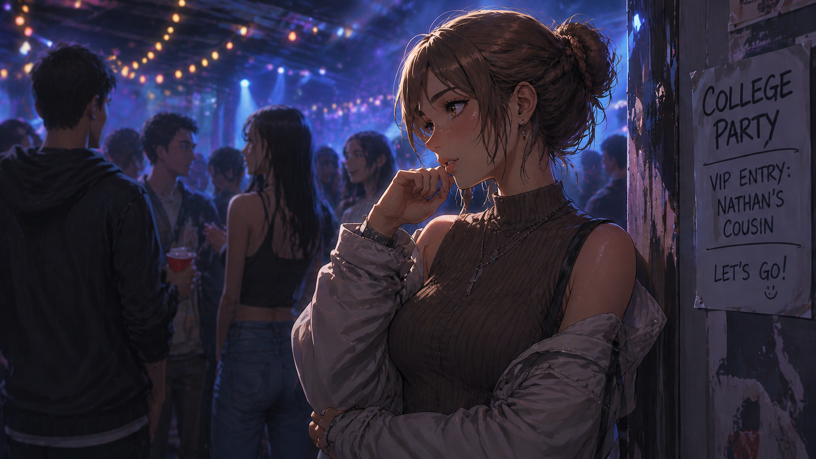 Cover art for Accidental Date Participant? (ðŸŽ), an innerself scenario on AI Dungeon