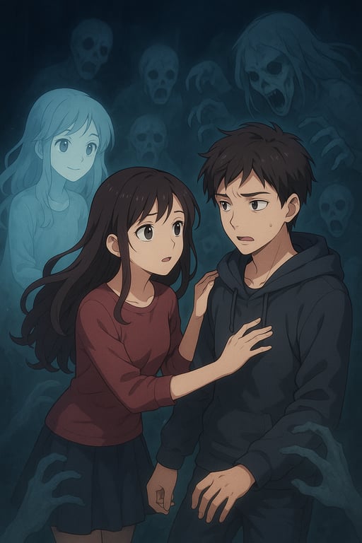 Cover art for Whispers Between Shadows, a dark romance scenario on AI Dungeon