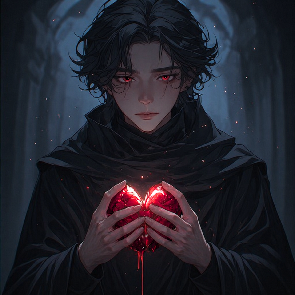Cover art for The heart of a necromancer, a savehusbandos scenario on AI Dungeon