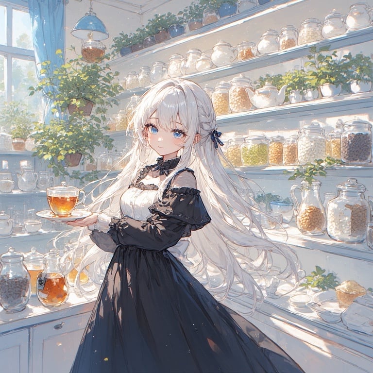 Cover art for Manage a Tea Store, a job scenario on AI Dungeon