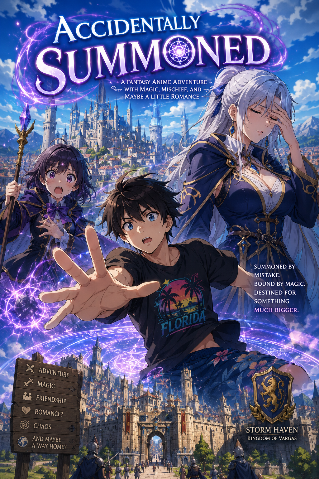 Cover art for Accidentally summoned, an accidental summoning scenario on AI Dungeon