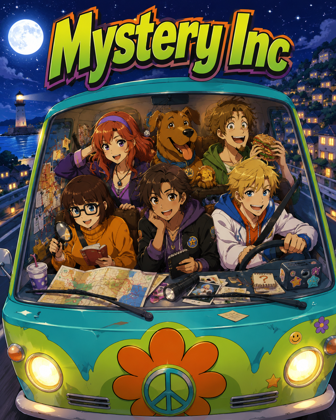 Cover art for Mystery Inc, a romance scenario on AI Dungeon