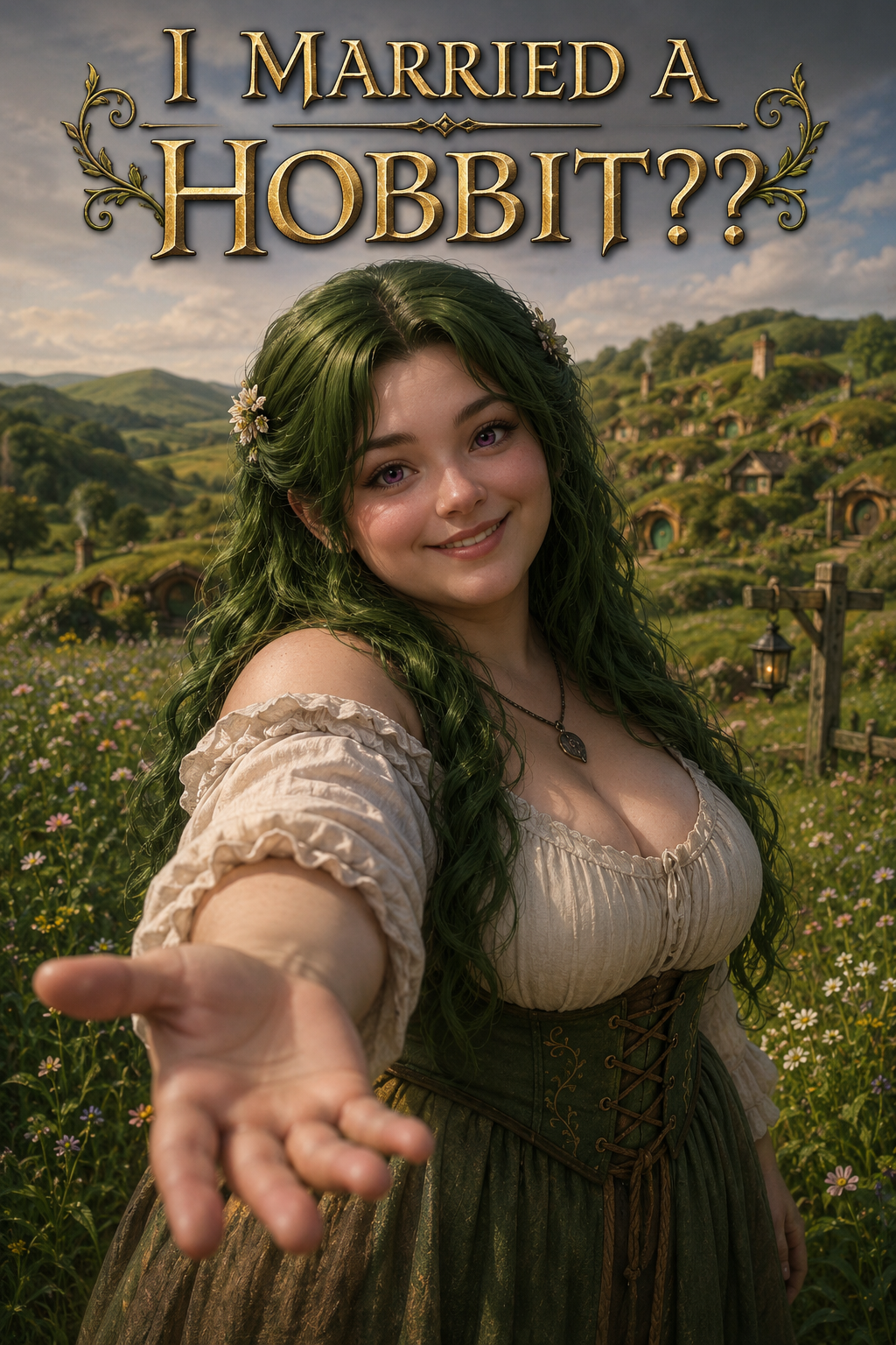 Cover art for I married a Hobbit?, a medieval fantasy scenario on AI Dungeon