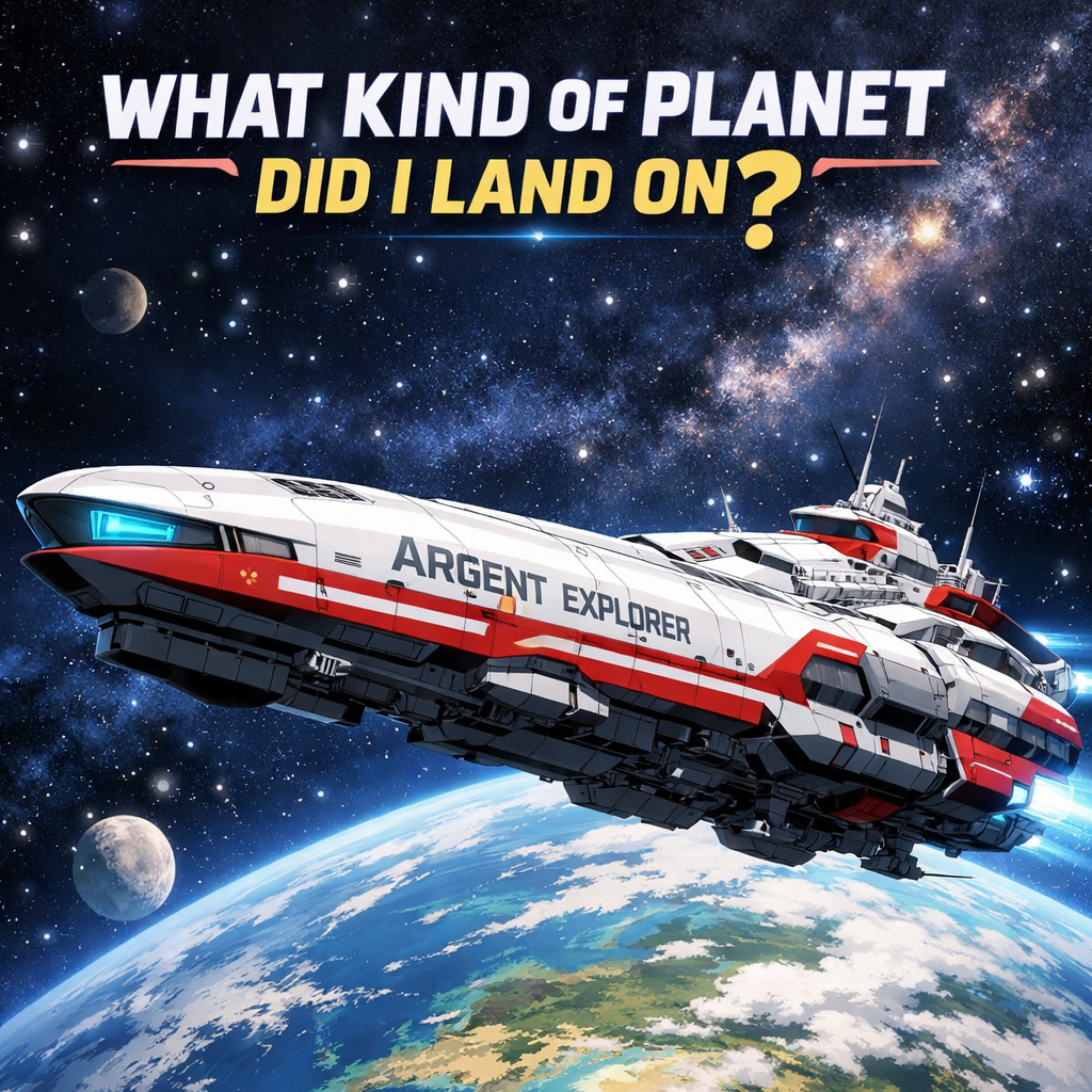 Cover art for What kinda of planet did I land on??, a space scenario on AI Dungeon