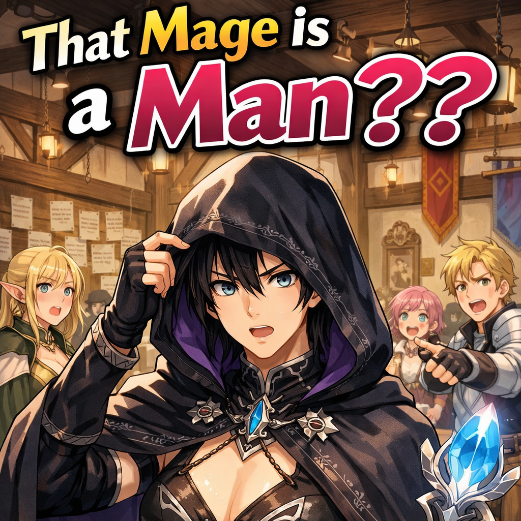 Cover art for That mage is a man??, a fantasy scenario on AI Dungeon
