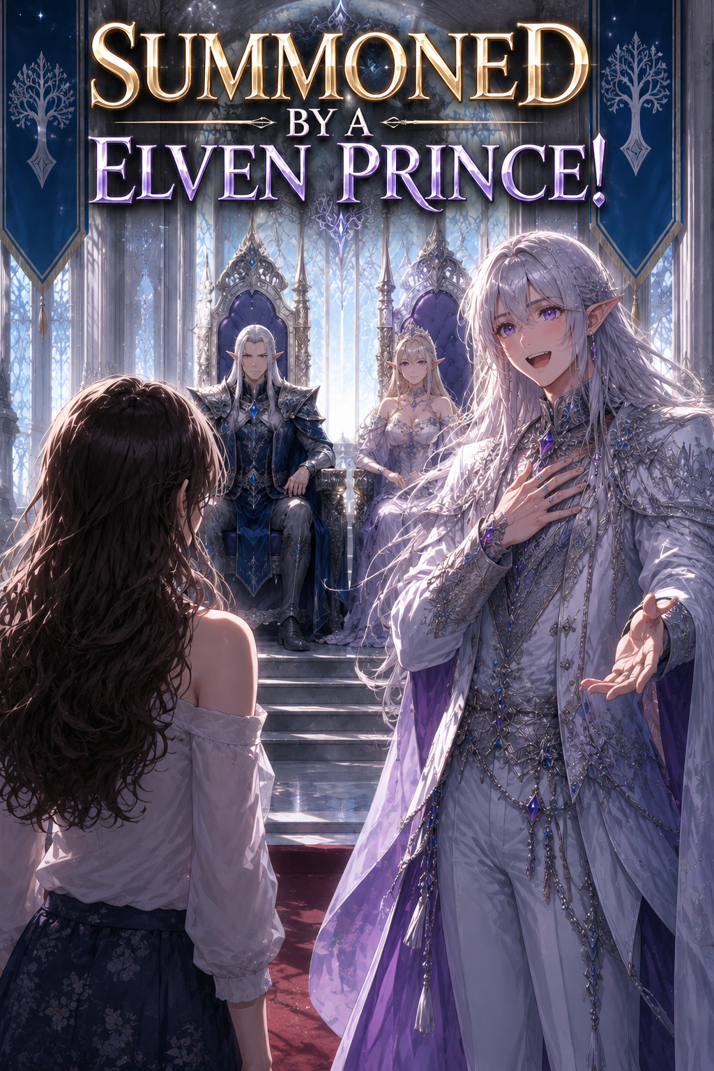 Cover art for Summoned by a Elven prince!, a romance scenario on AI Dungeon