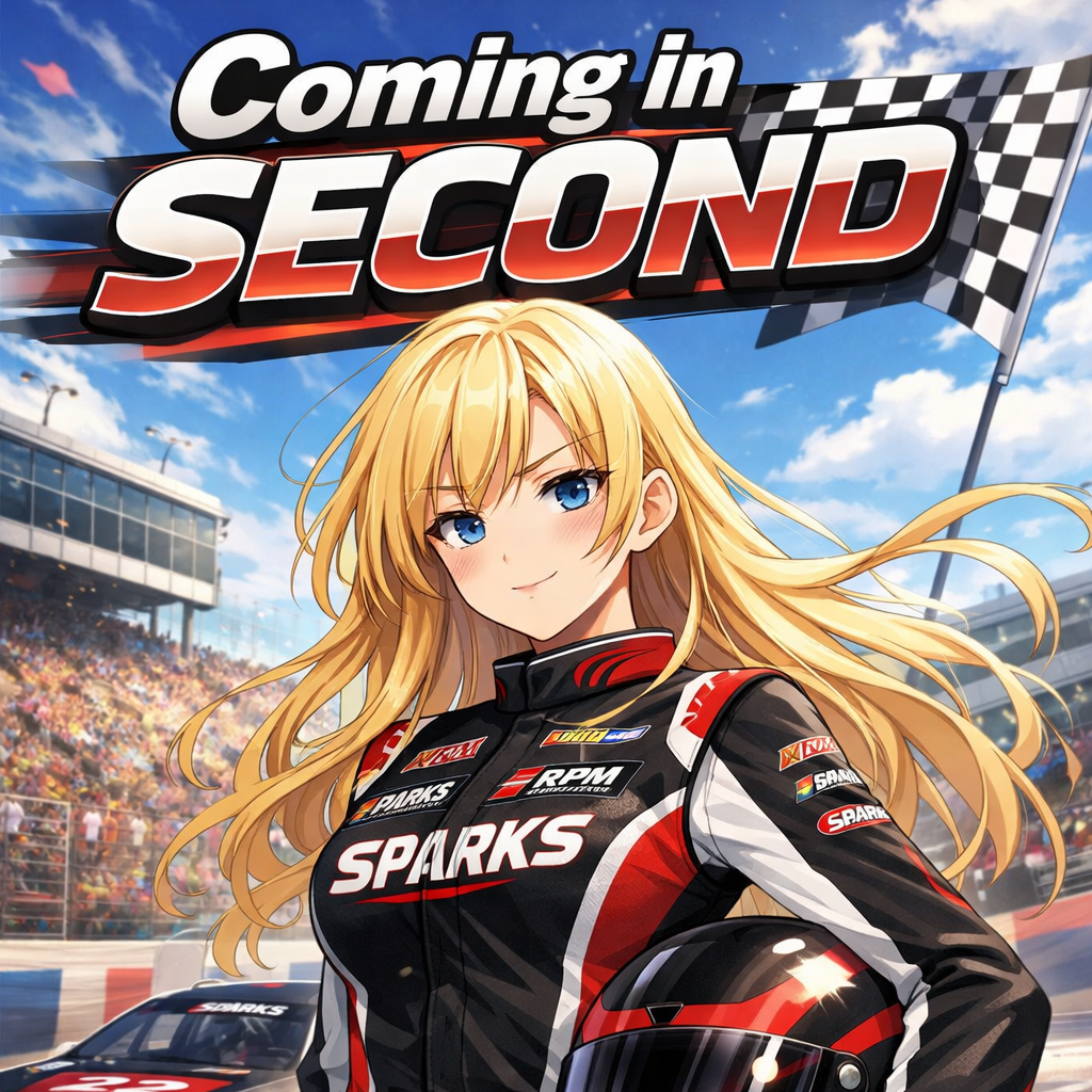 Cover art for Coming in second, a racing scenario on AI Dungeon