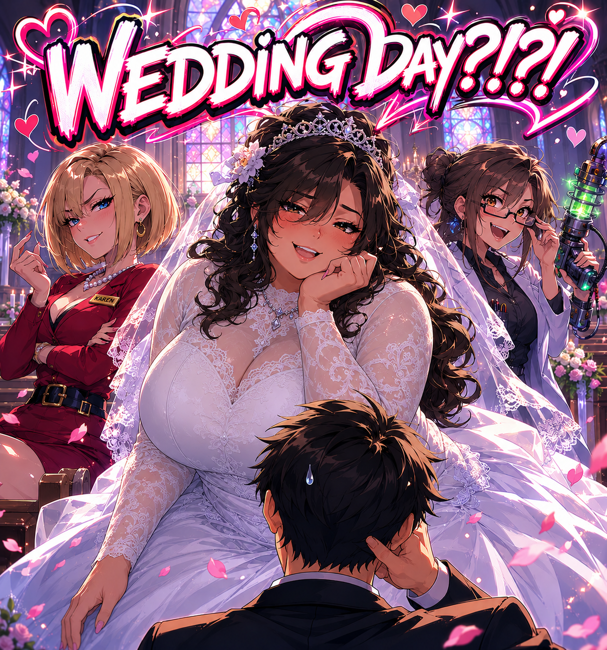 Cover art for Wedding day!?!?, a romance scenario on AI Dungeon