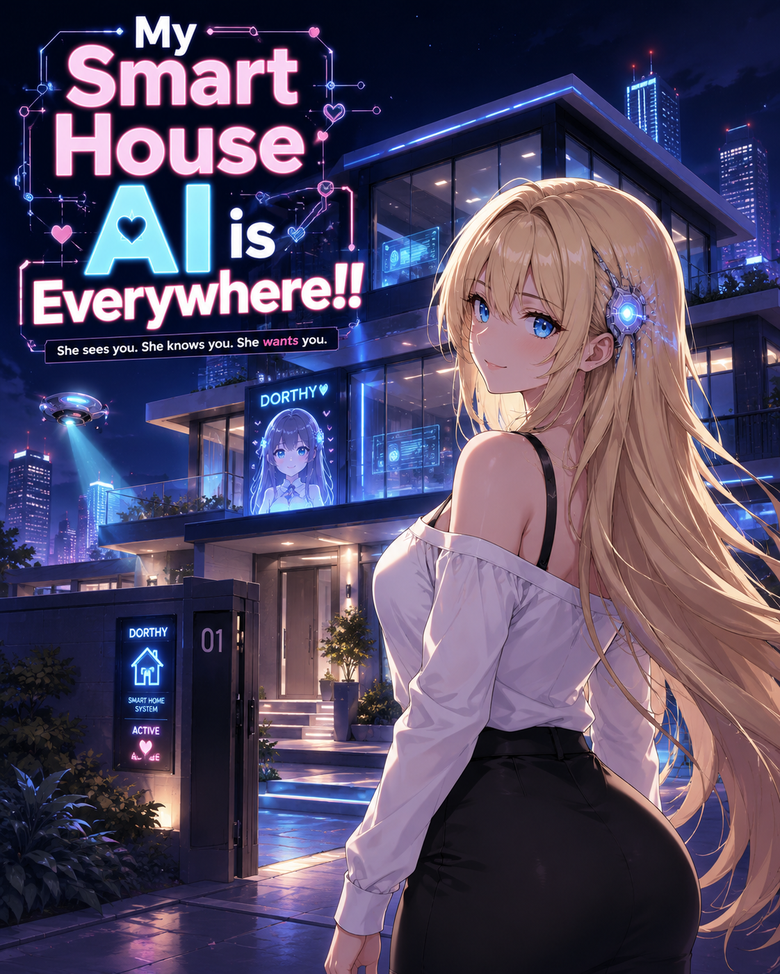 Cover art for My Smart house Ai is Everywhere!!, a survival scenario on AI Dungeon