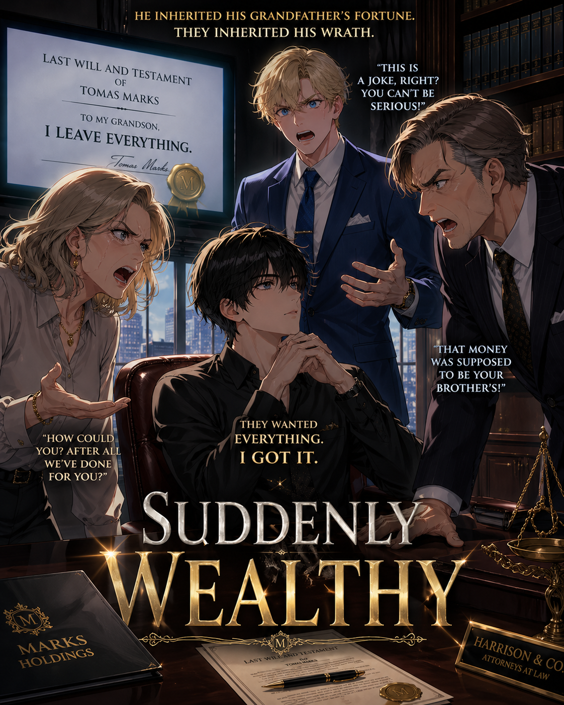 Cover art for Suddenly wealthy, an inheritance scenario on AI Dungeon