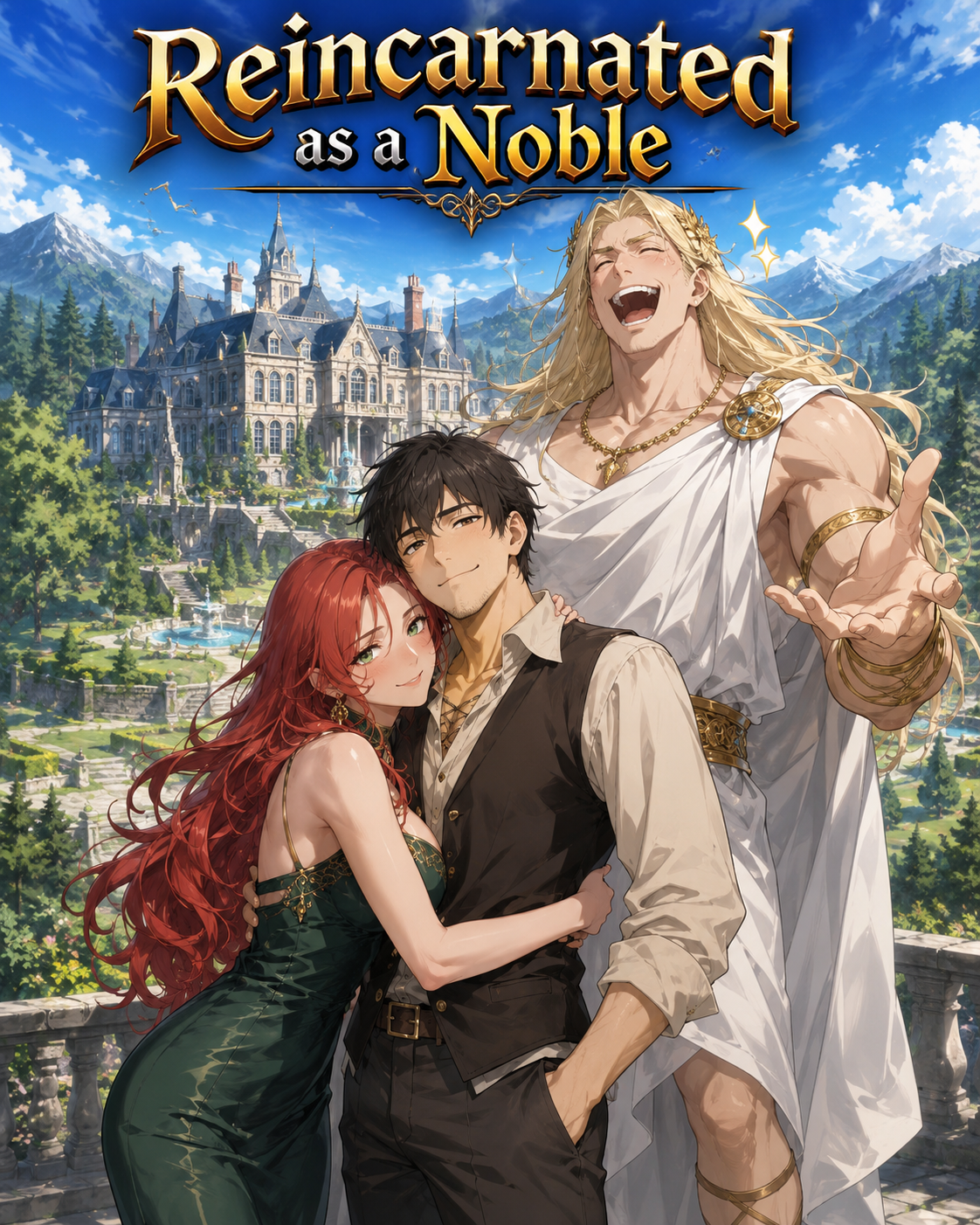 Cover art for Reincarnated as a Noble!, a romance scenario on AI Dungeon