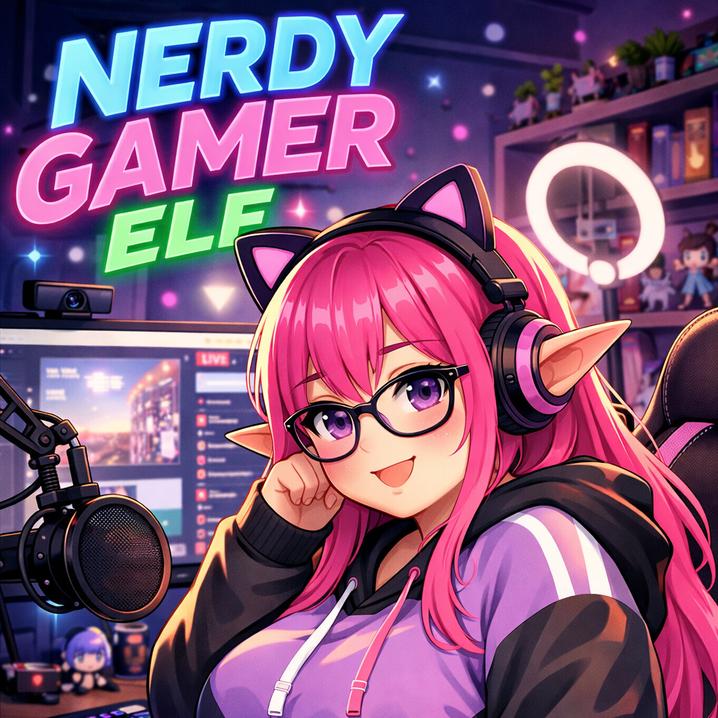 Cover art for Nerdy gamer elf, a roommate scenario on AI Dungeon