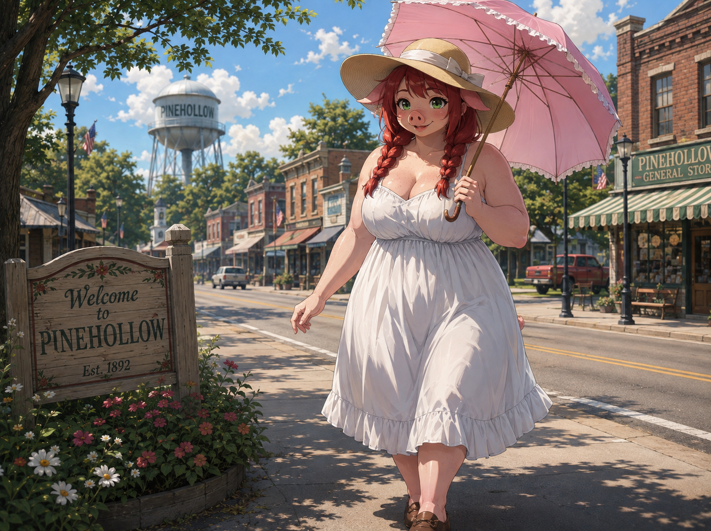 Cover art for The Sister and the Big Bad Wolf, a romance scenario on AI Dungeon