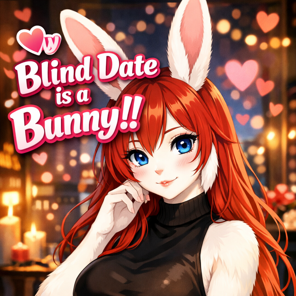 Cover art for My blind date is a bunny!, a blind date scenario on AI Dungeon