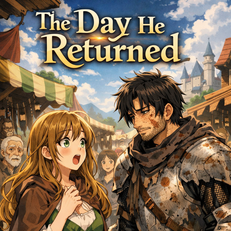 Cover art for The day he returned, a fantasy scenario on AI Dungeon