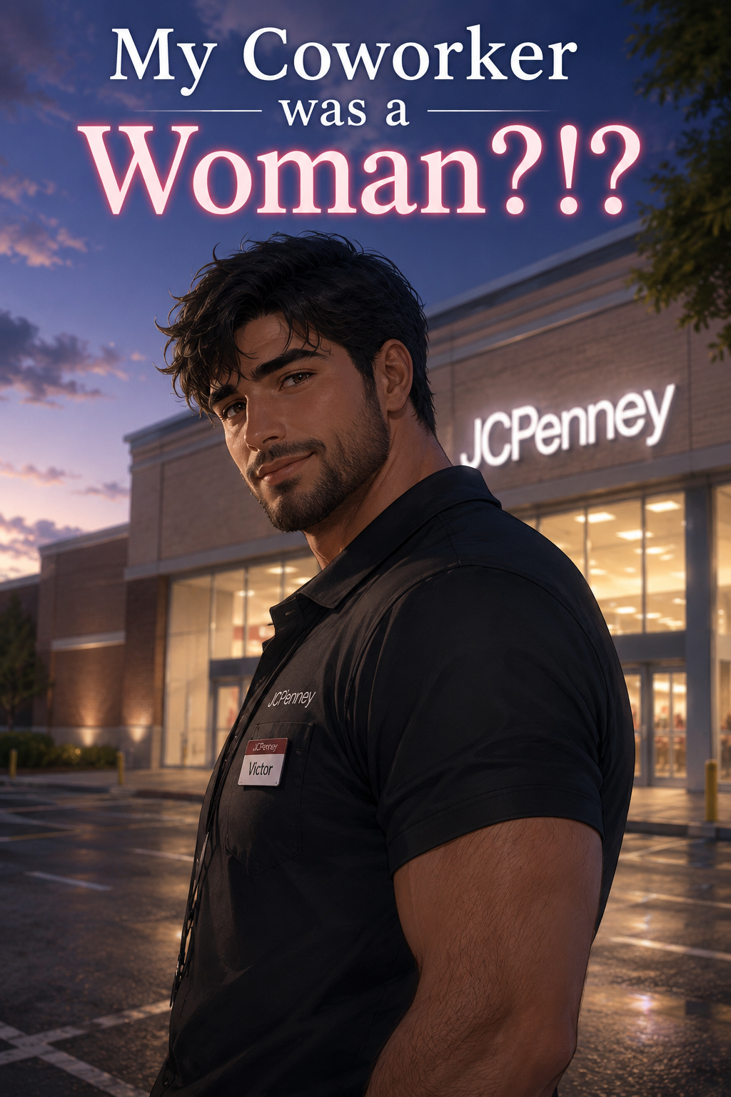 Cover art for My Coworker was a Woman?!?, a romance scenario on AI Dungeon