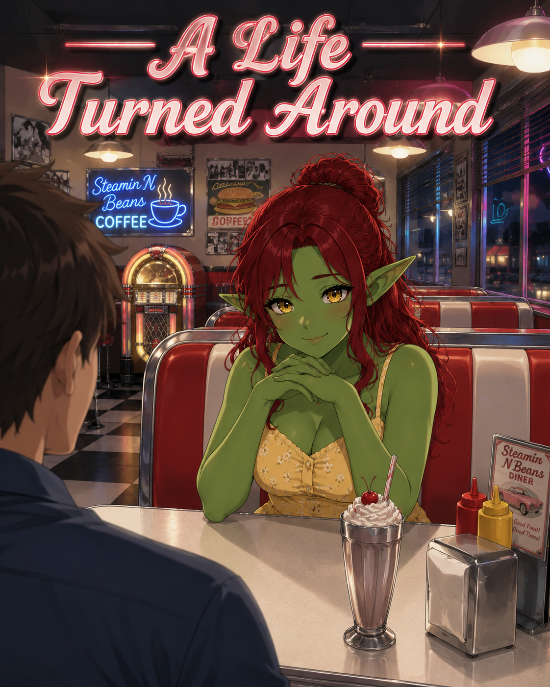 Cover art for A life turned around, a romance scenario on AI Dungeon