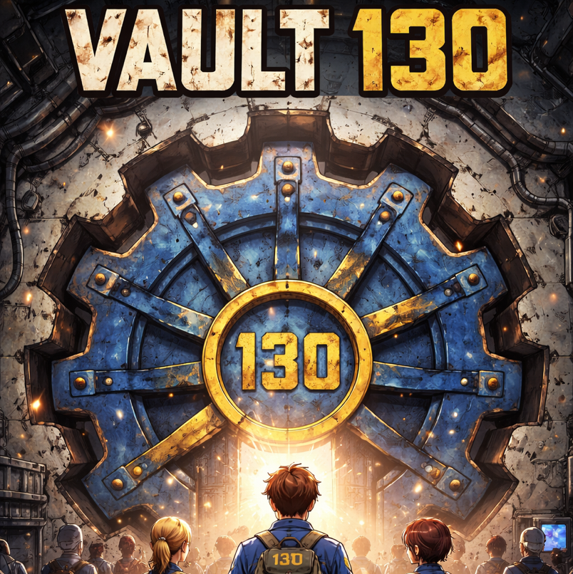 Cover art for Vault 130, a fallout scenario on AI Dungeon