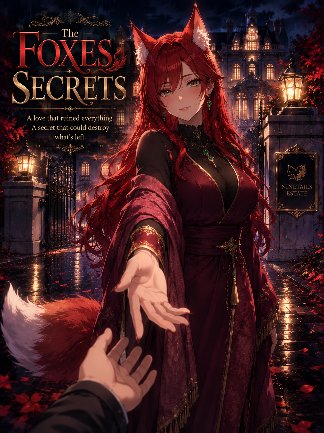Cover art for The Foxes Secret, a fox woman scenario on AI Dungeon