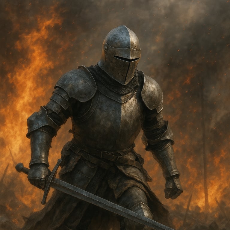 Cover art for He is the storm , a fantasy scenario on AI Dungeon