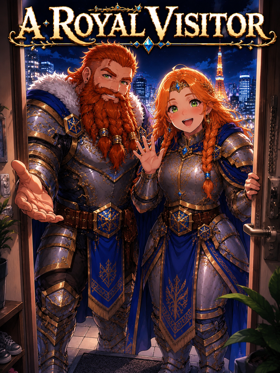 Cover art for A Royal Visitor , a romance scenario on AI Dungeon