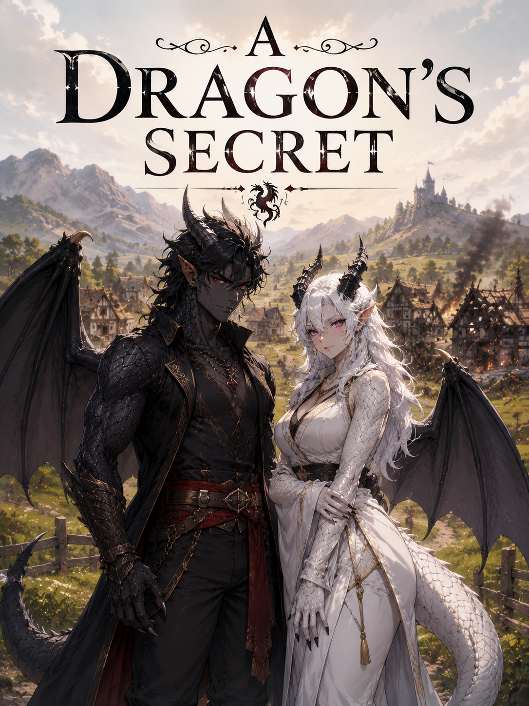 Cover art for A Dragons Secret, a dragon scenario on AI Dungeon