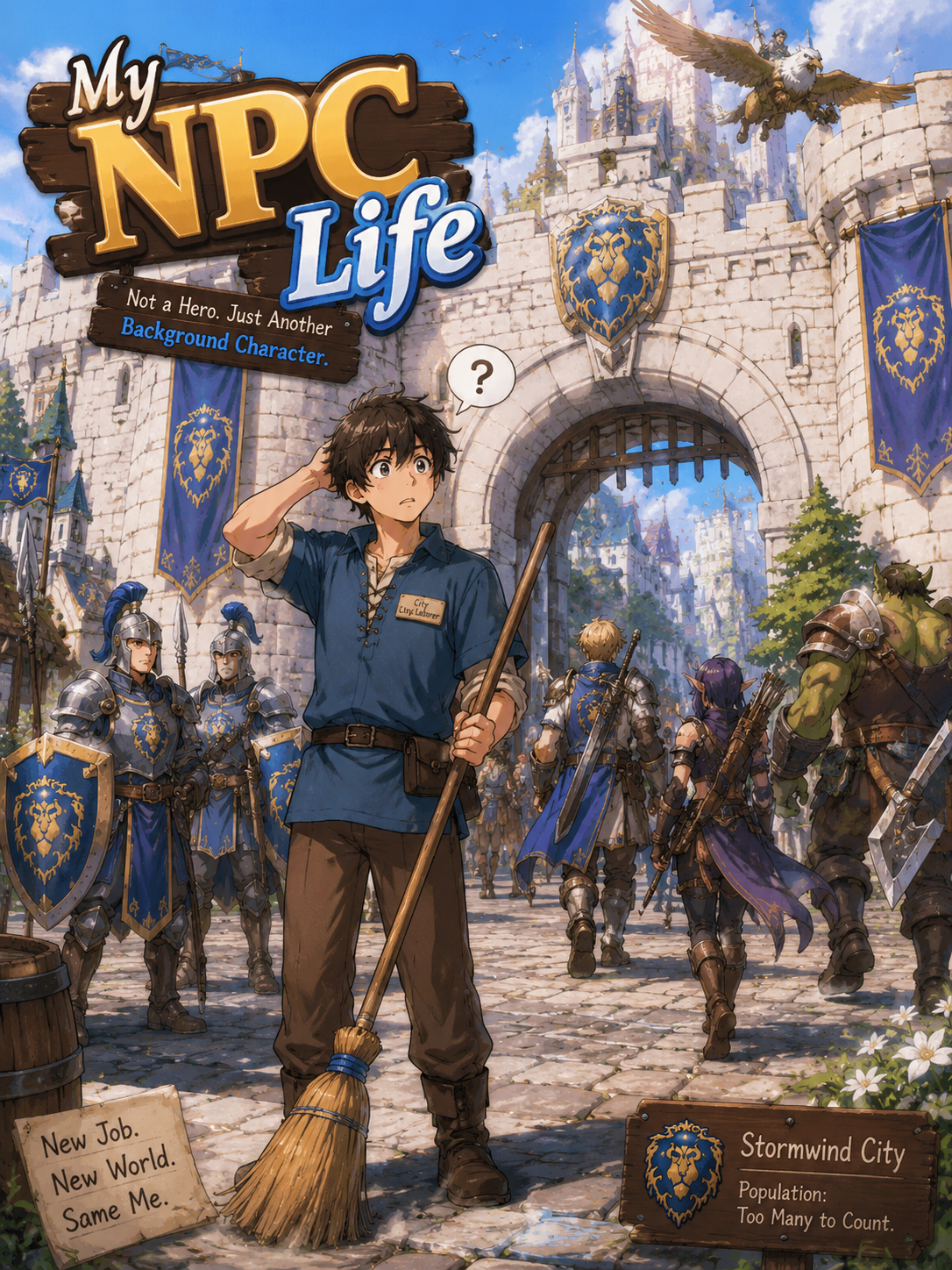 Cover art for My NPC Life!!, a survival scenario on AI Dungeon
