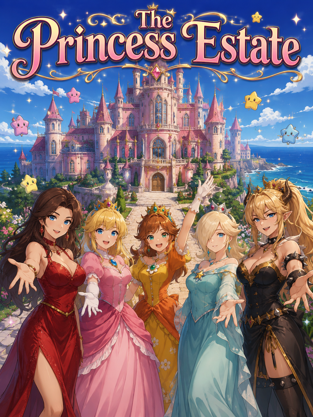 Cover art for The Princess estate, a lewd leah scenario on AI Dungeon