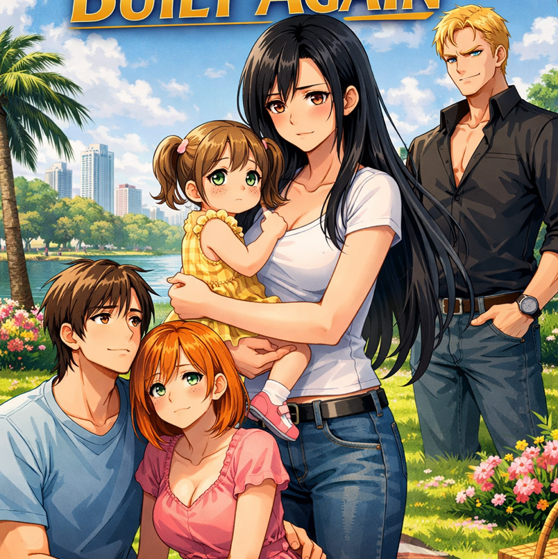 Cover art for Torn down and built again, a drama scenario on AI Dungeon