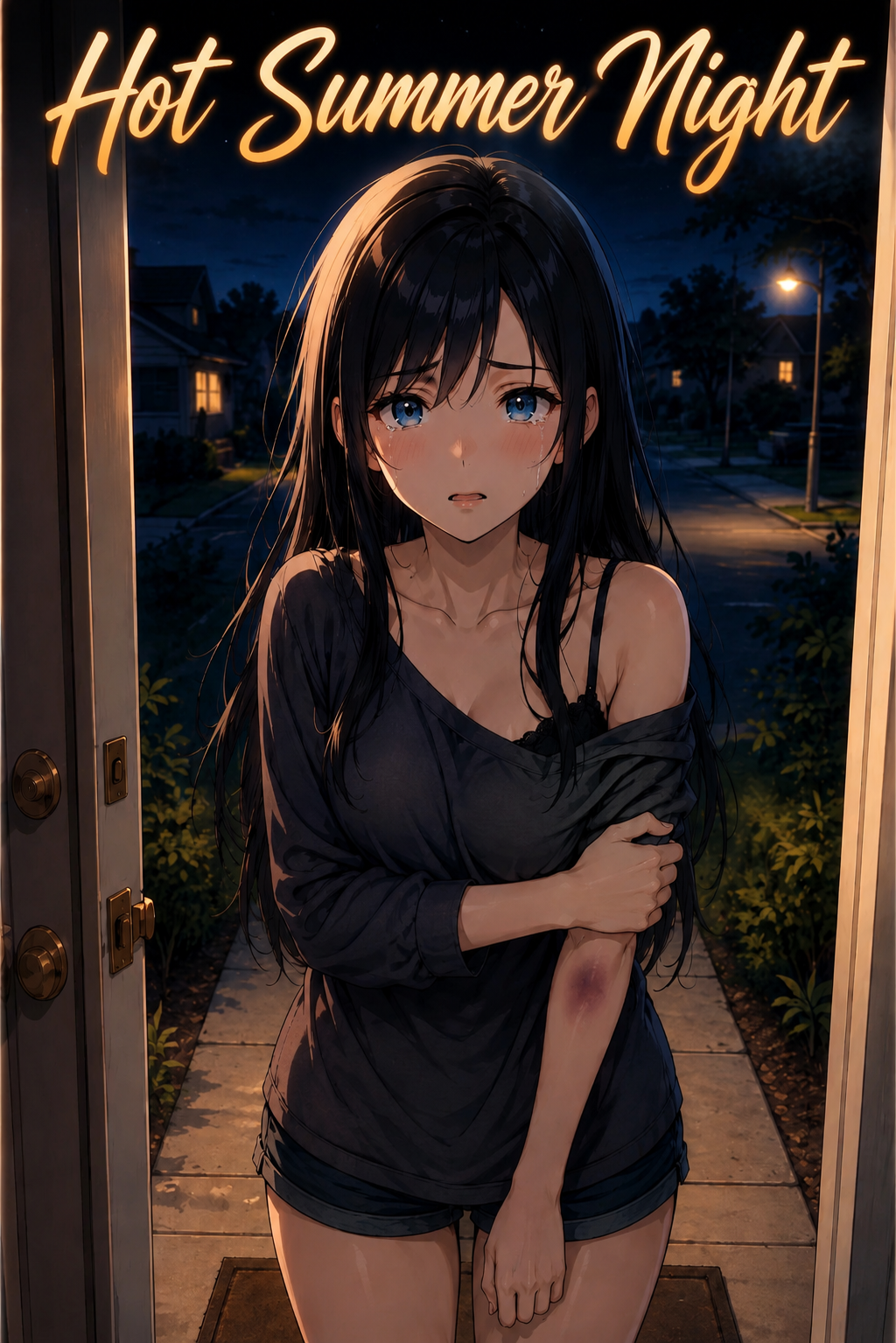 Cover art for Hot Summer Night, a romance scenario on AI Dungeon
