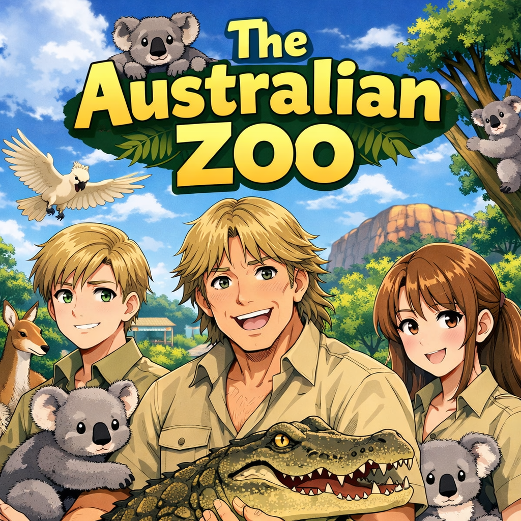 Cover art for The Australian zoo., an australia scenario on AI Dungeon