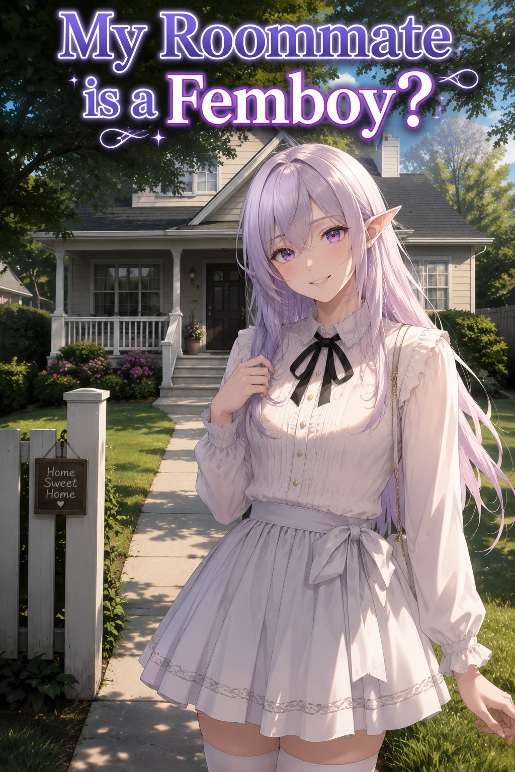 Cover art for My roommate is a femboy?, a romance scenario on AI Dungeon