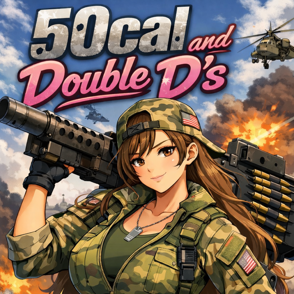 Cover art for 50cal and Double D’s, a war scenario on AI Dungeon